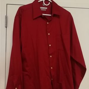 Wrinklefree G.Beene Red Dress Shirt (unused)